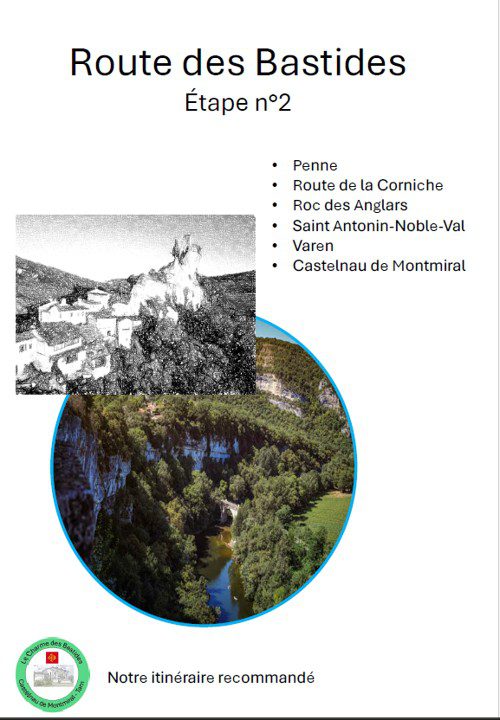 Bastides Route Guide Stage 2 in english