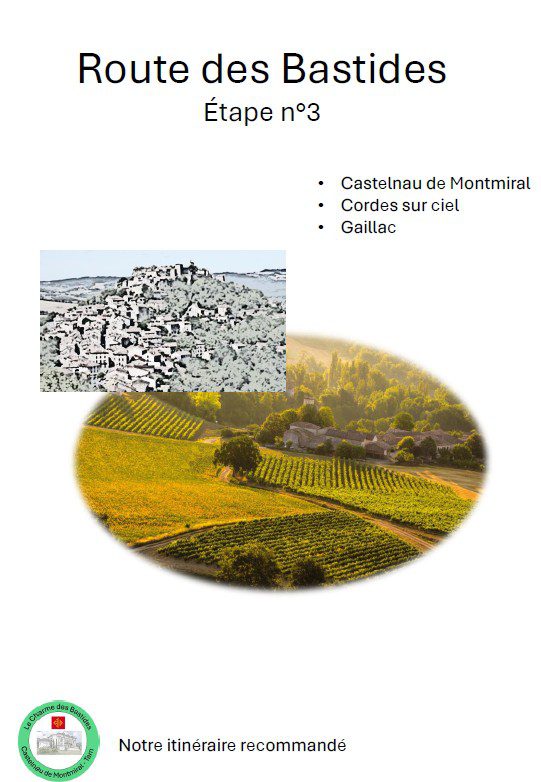 Bastides Route Guide Stage 3 in english